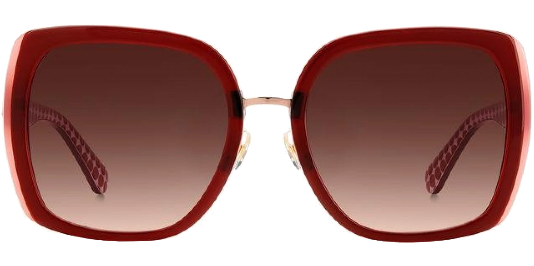 Kate Spade Kimber Red Squared Butterfly w/ Gradient Lens - Eyedictive