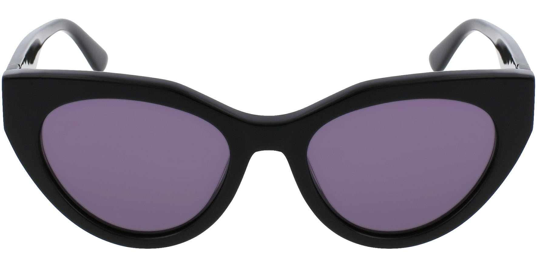 Karl Lagerfeld Black Round Cat Eye