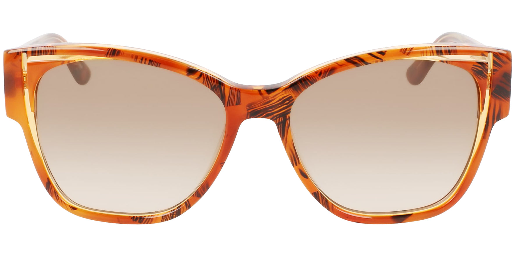 Karl Lagerfeld Texture/Peach Butterfly w/ Gradient Lens - Eyedictive