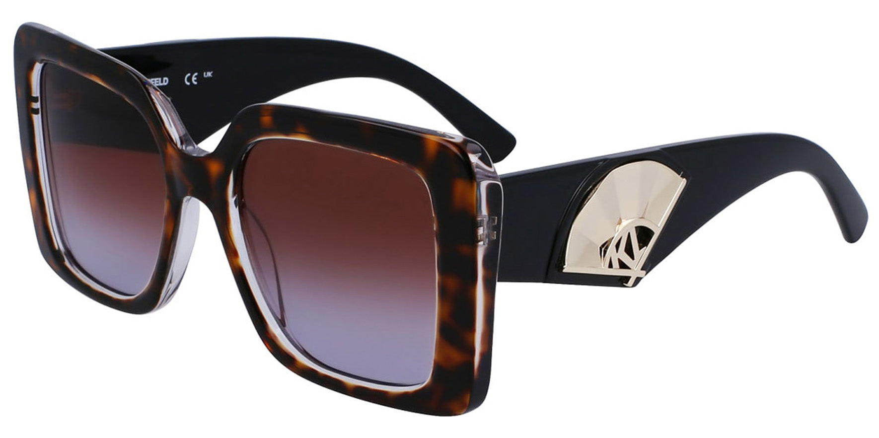 Karl Lagerfeld Oversized Square Butterfly