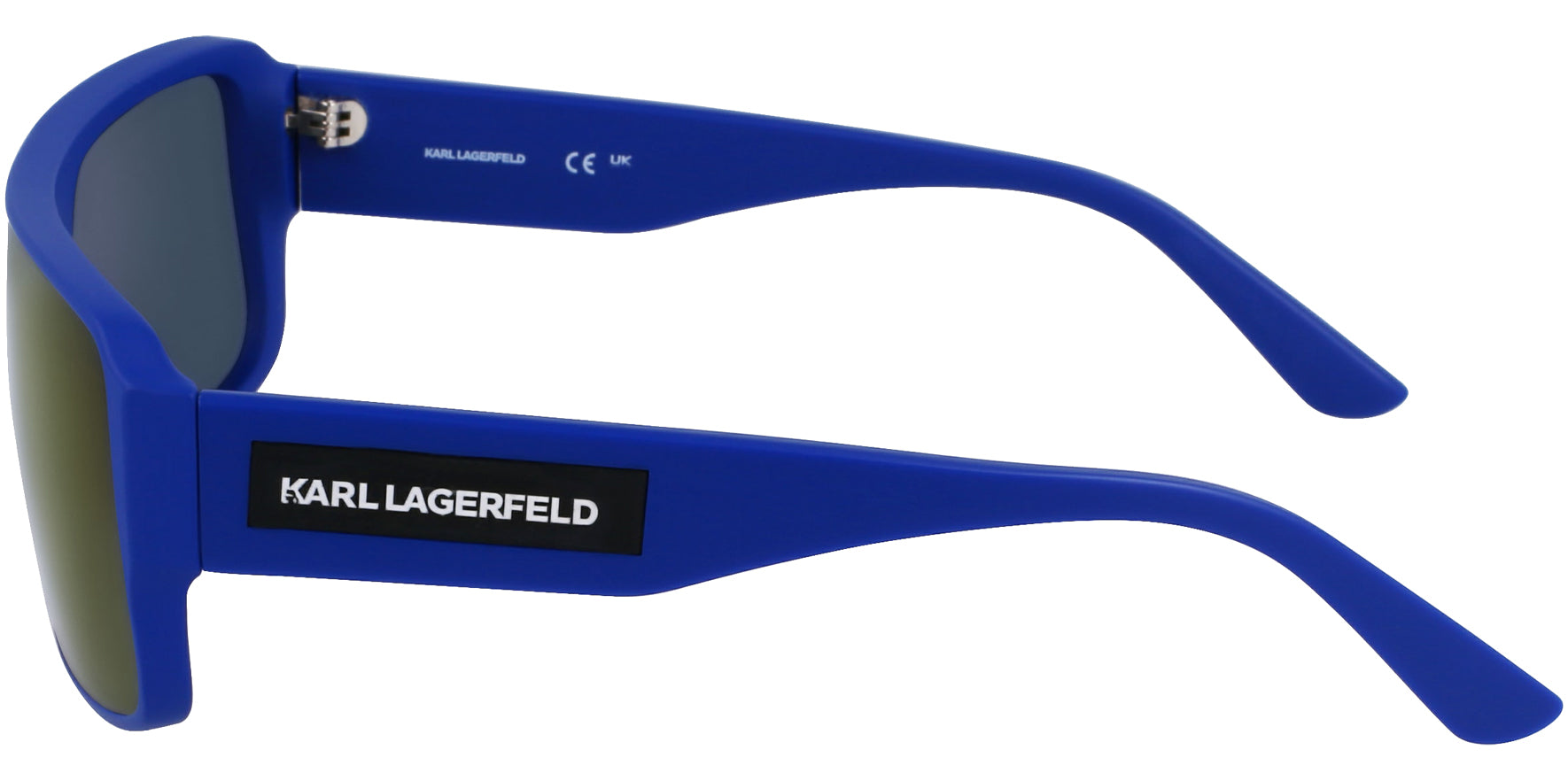 Karl Lagerfeld Matte Light Blue Shield w/ Mirrored Lens