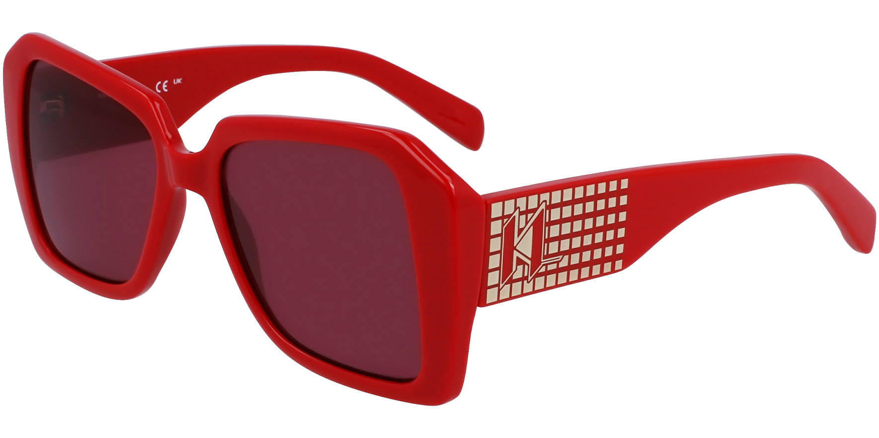 Karl Lagerfeld Women's Oversized Square w/ Maxi Temples