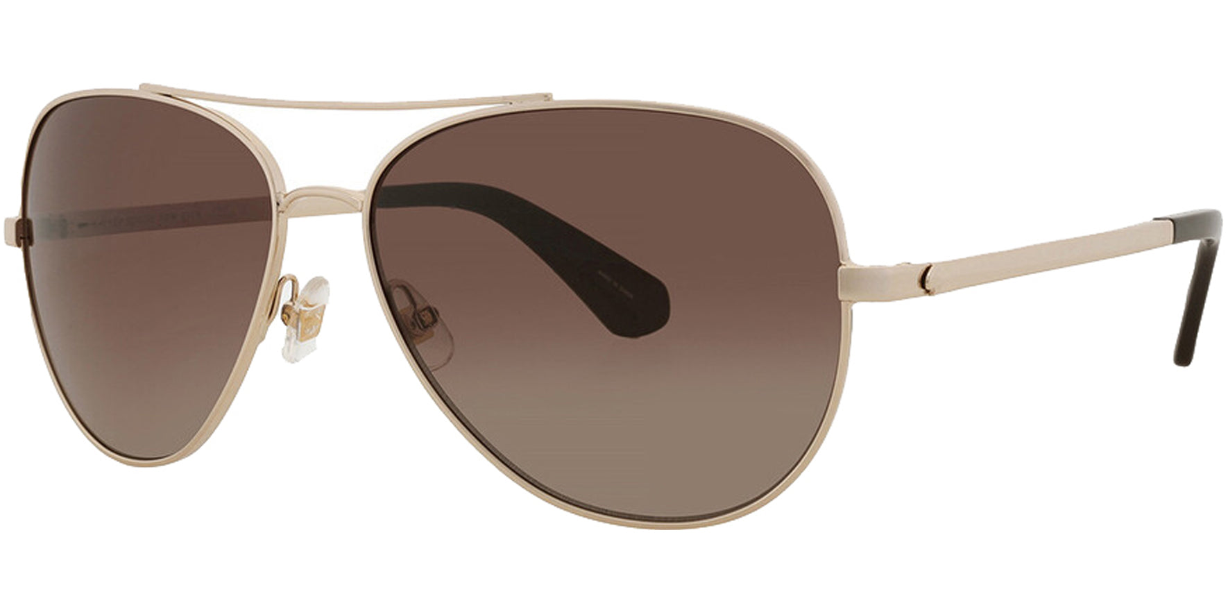 Kate Spade Avaline 2 Gold-Tone Aviator w/ Gradient Lens