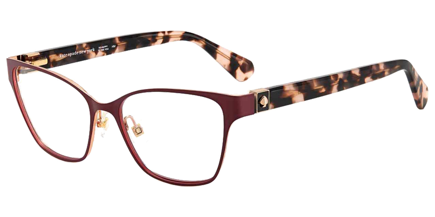 Kate Spade Ivie Square Eyeglasses w/ Flex Hinges