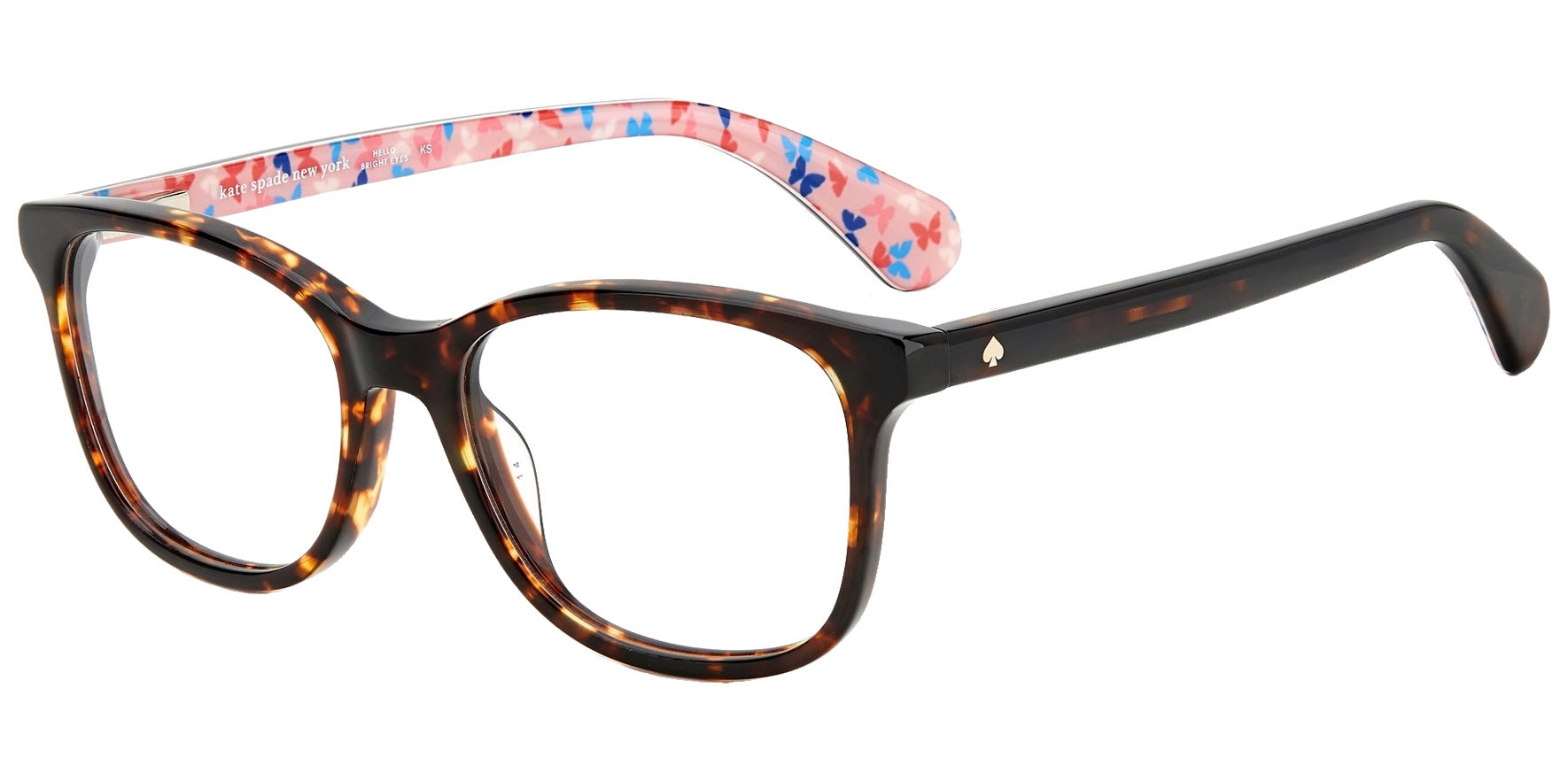Kate Spade Talynn Soft Square Eyeglass Frames w/ Steel Hinges