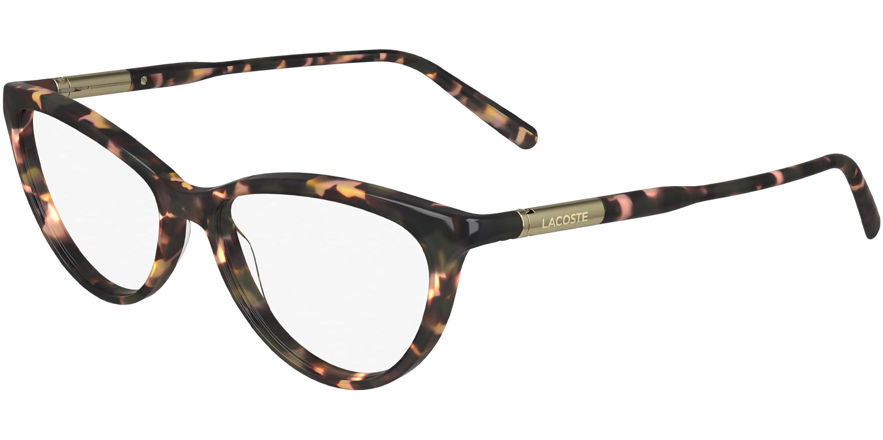 Lacoste Cat-Eye Eyeglass Frames w/ Spring/Flex Hinges