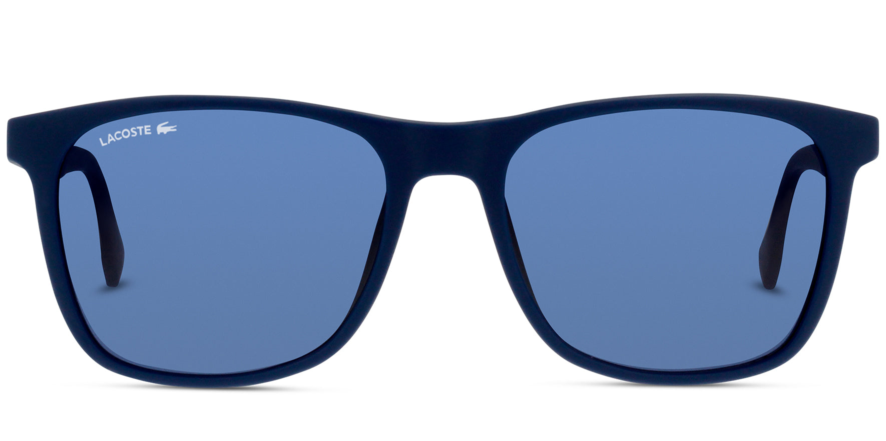 Lacoste Matte Blue Petite Pique Soft Square Classic - Eyedictive