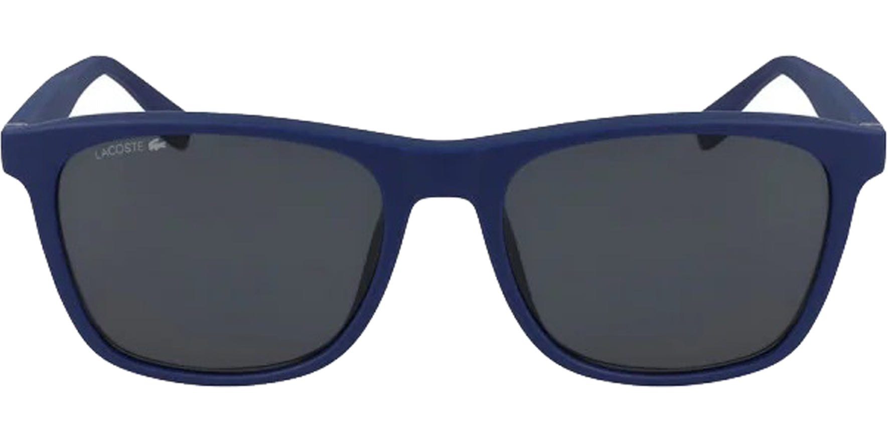 Lacoste Polarized Matte Blue Soft Square - Eyedictive