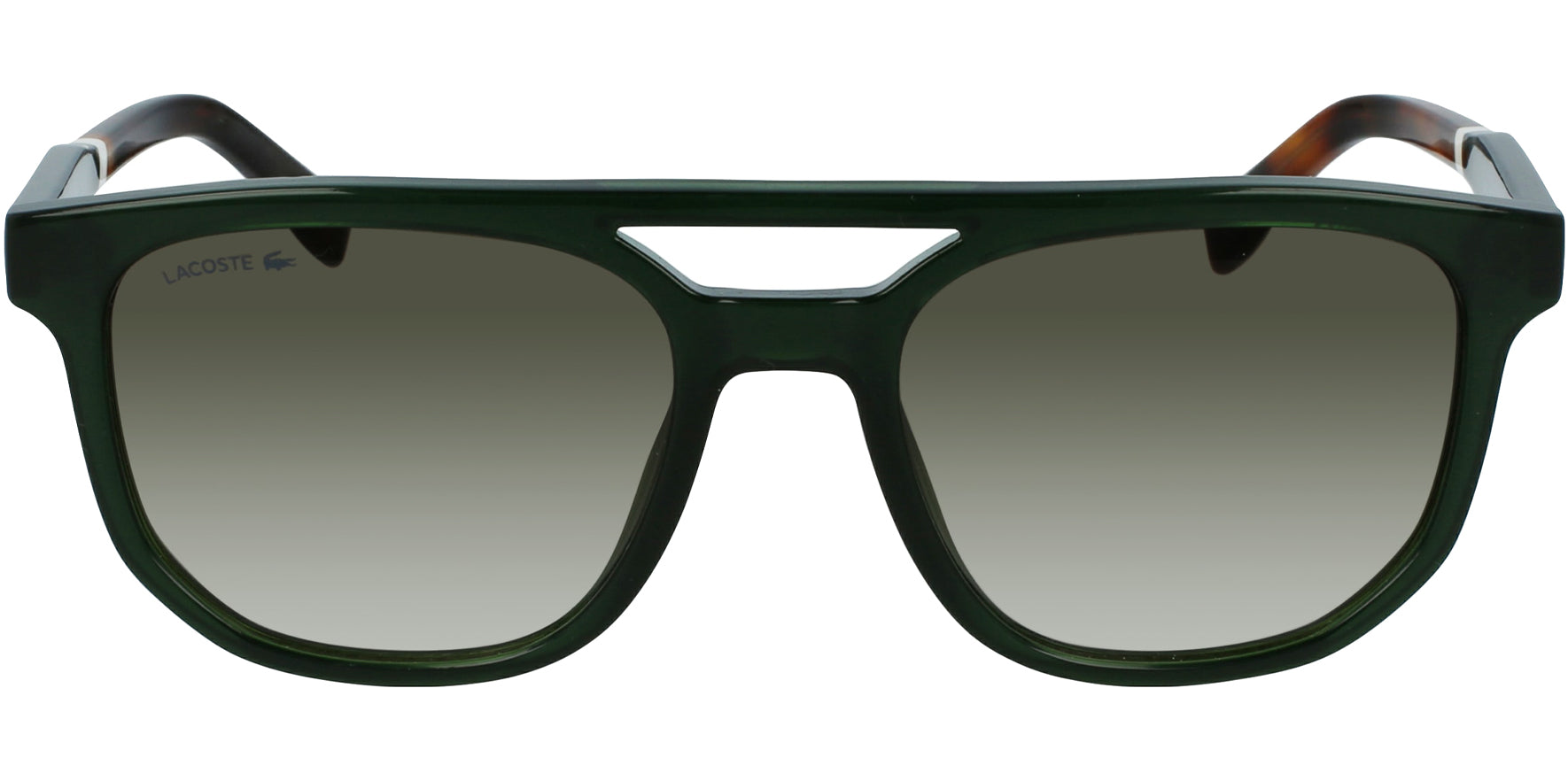 Lacoste Geometric Flat-Top Pilot - Eyedictive