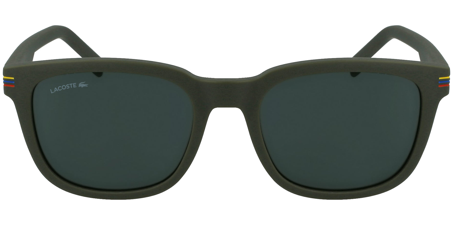 Lacoste Matte Green Classic Square - Eyedictive