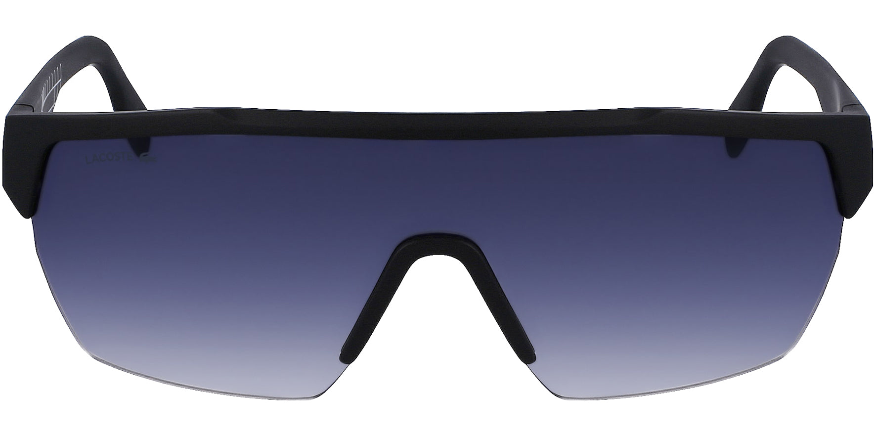 Lacoste Semi-Rimless Shield w/ Gradient Lens - Eyedictive