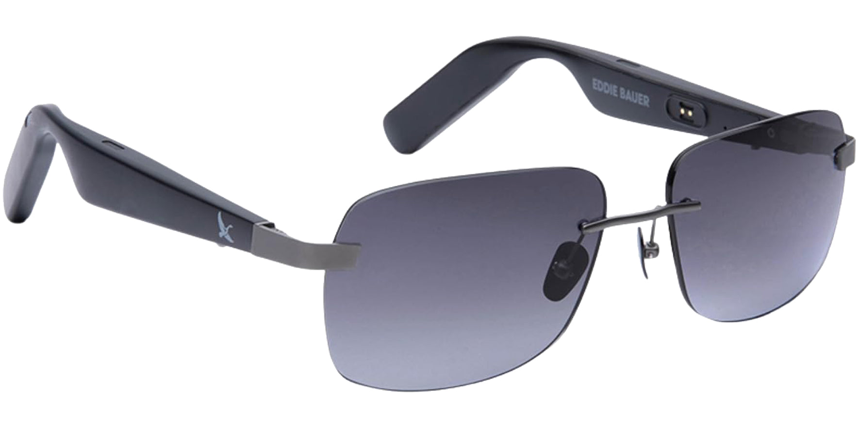 Eddie Bauer x Lucyd Horizon Polarized Smart/Bluetooth Rimless Square
