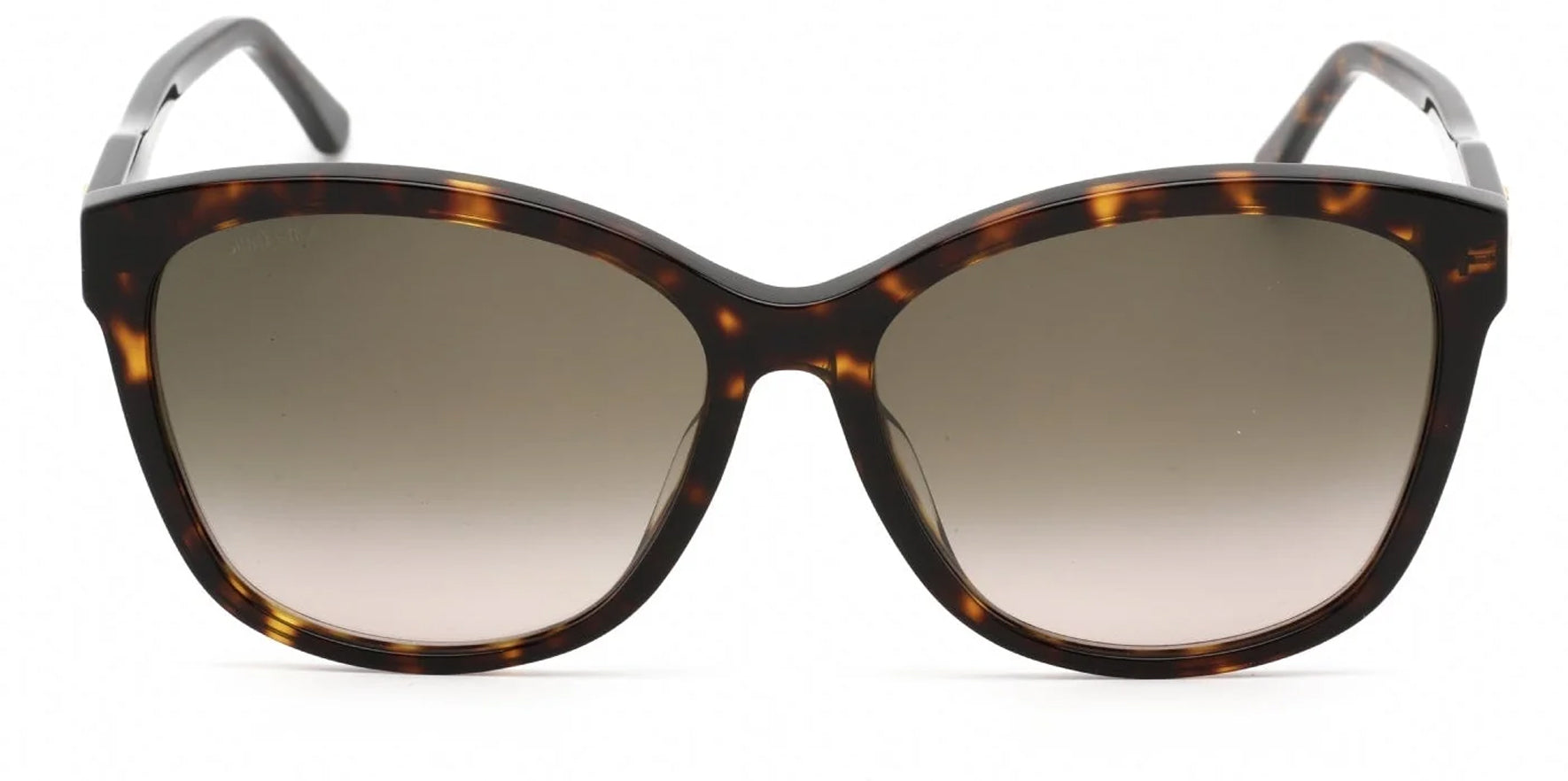 Jimmy Choo Lidie Havana Soft Square w/ Gradient Lens - Eyedictive