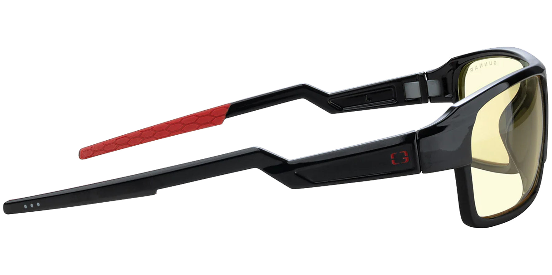 Gunnar Lightning Bolt Onyx Wrap Gaming/Computer Glasses - Eyedictive