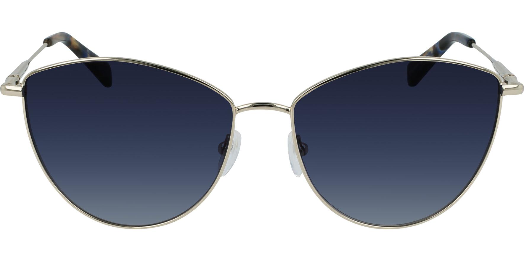 Longchamp Gold-Tone Cat Eye w/ Gradient Lens - Eyedictive