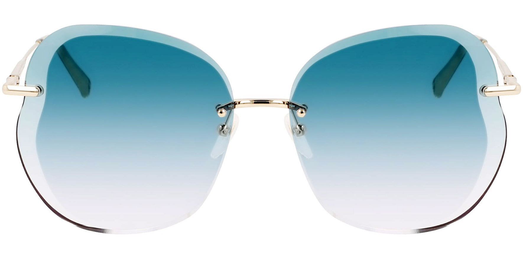 Longchamp Rimless Butterfly w/ Gradient Lens - Eyedictive