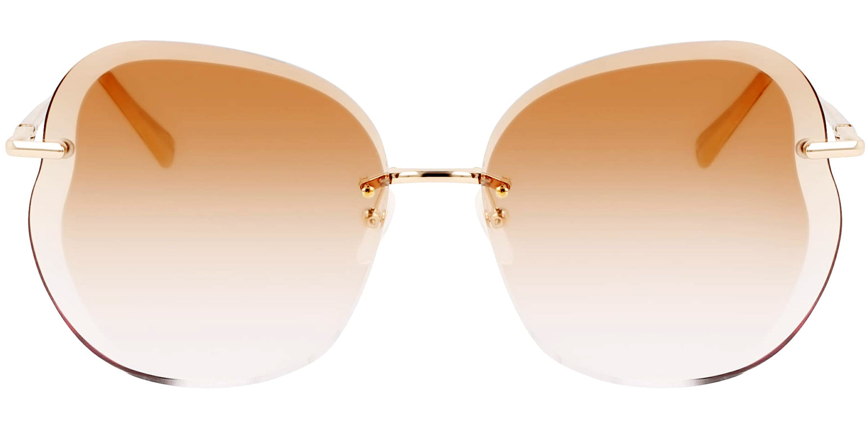 Longchamp Rimless Butterfly w/ Gradient Lens - Eyedictive