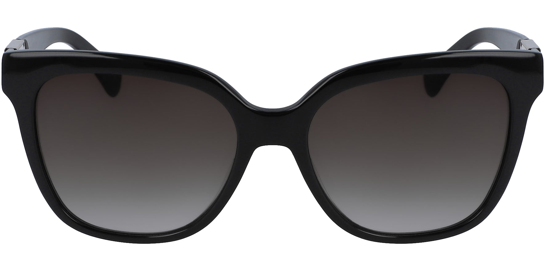 Longchamp Black Squared Cat Eye w/ Gradient Lens - Eyedictive