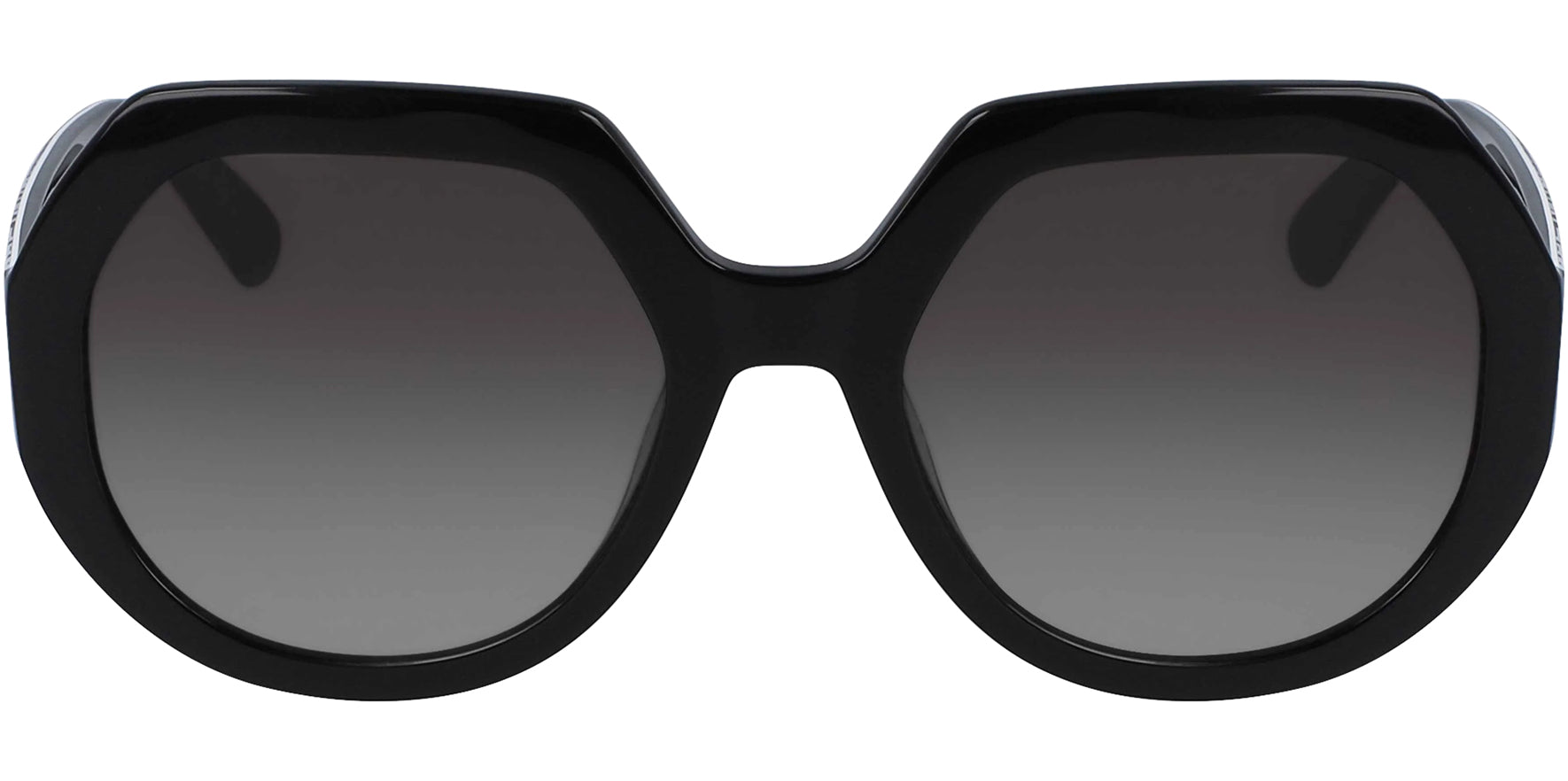 Longchamp Black Geometric w/ Gradient Lens - Eyedictive