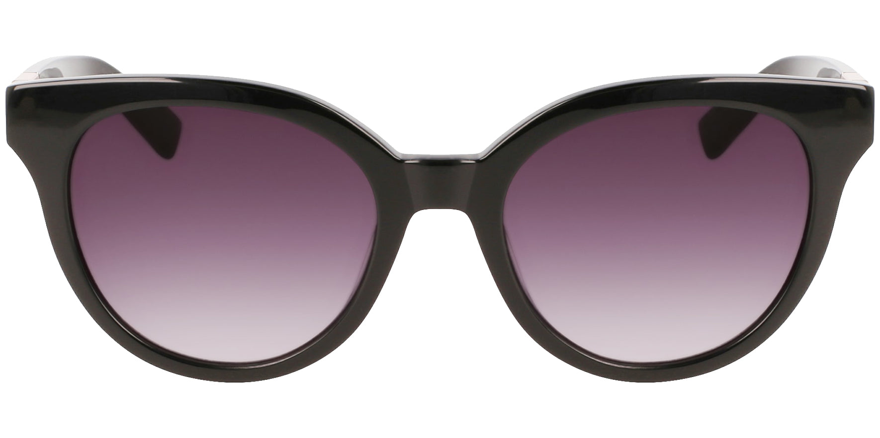 Longchamp Black Round w/ Gradient Lens - Eyedictive