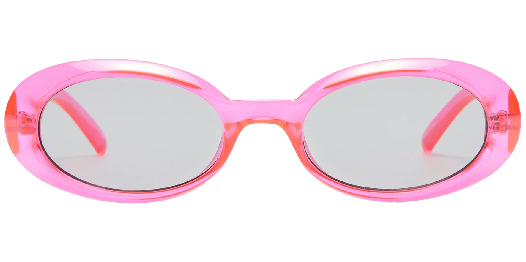 Le Specs WORK IT! Hyper Pink Mod Oval w/ Polycarbonate Lens