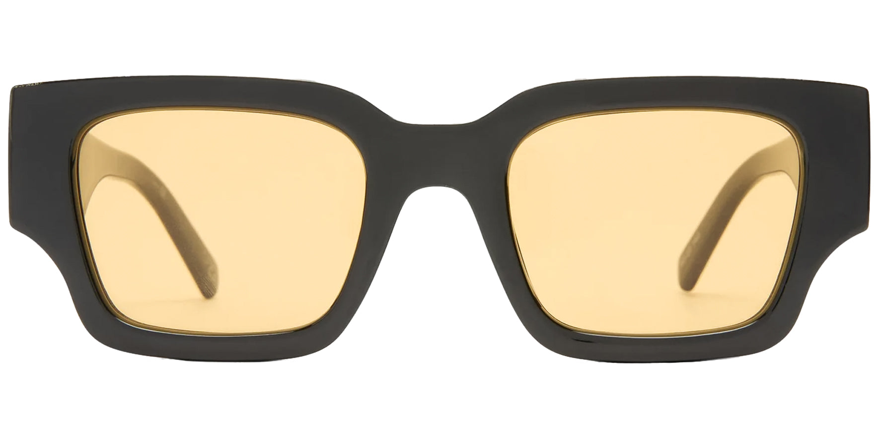 Le Specs Atlantis Black Chunky Square w/ 5-Barrel Steel Hinges
