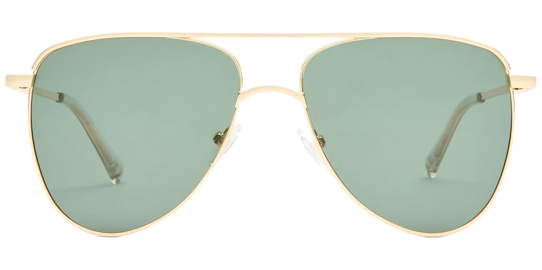 Le Specs Duke Polarized Gold-Tone Metal Aviator