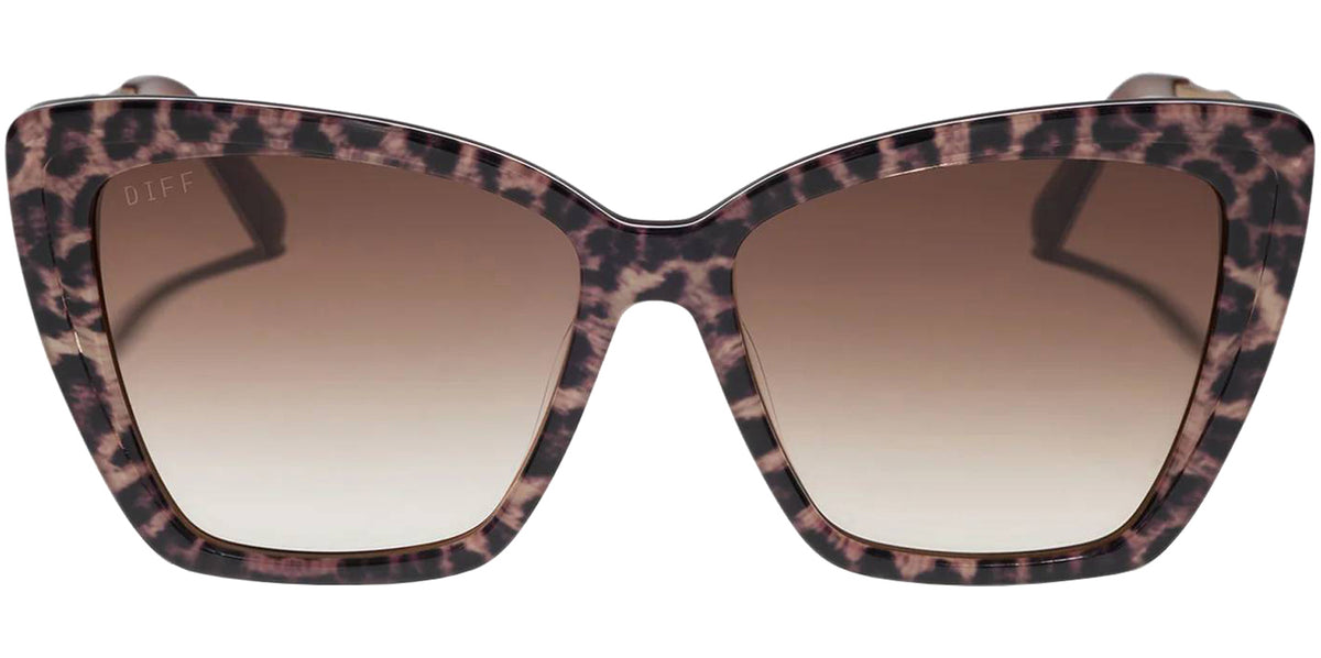 Diff Becky II Oversized Cat-Eye w/ Coated Temple Tips
