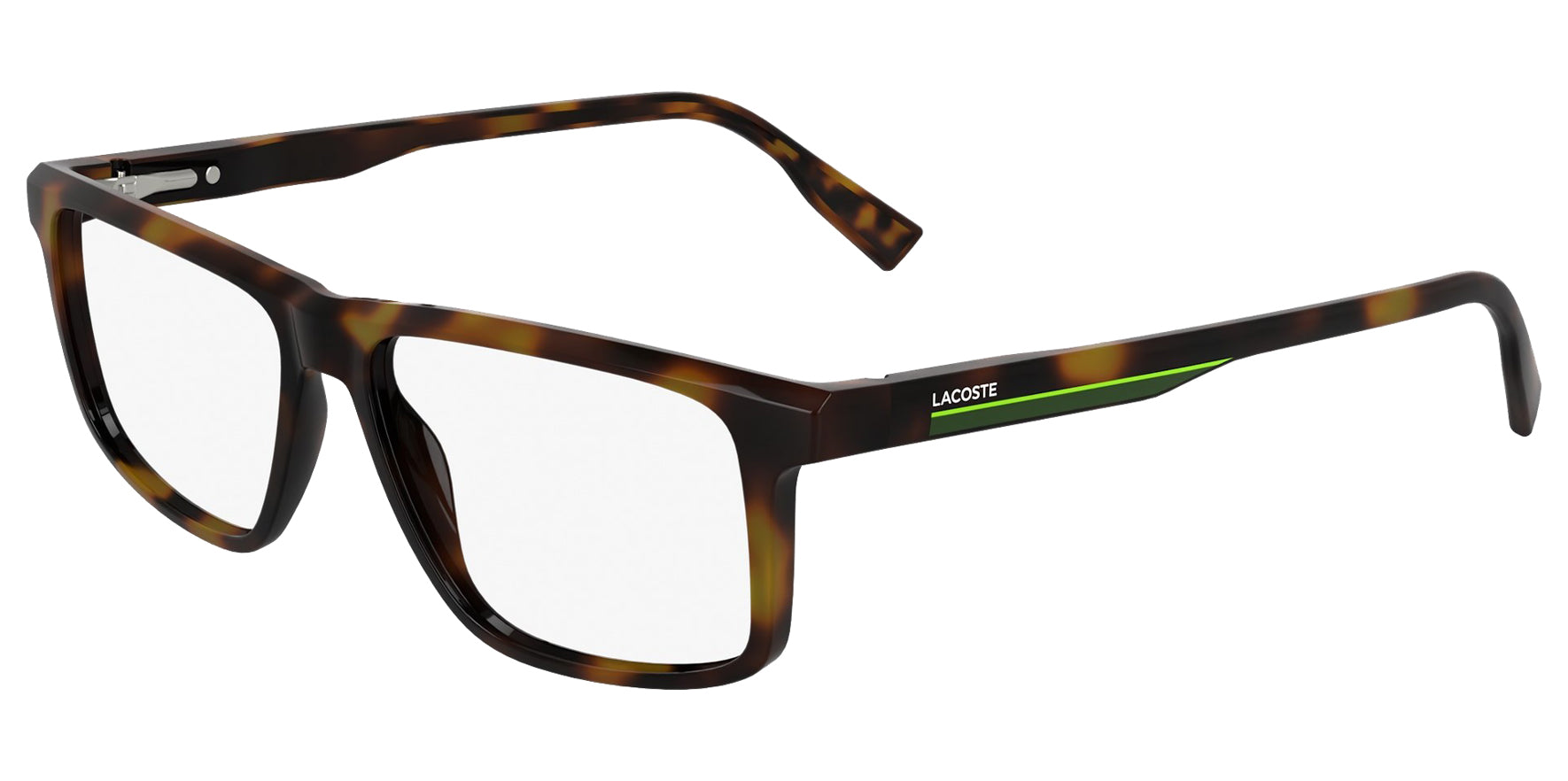 Lacoste Rectangular Eyeglass Frames w/ Spring Flex Hinges