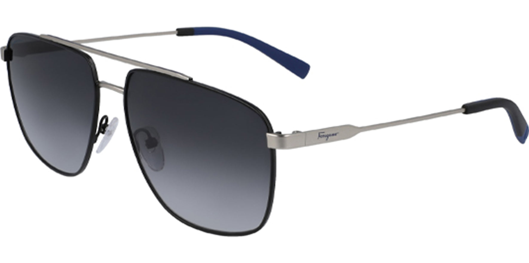 Salvatore Ferragamo Navigator Sunglasses w/ Gradient Lens - Eyedictive