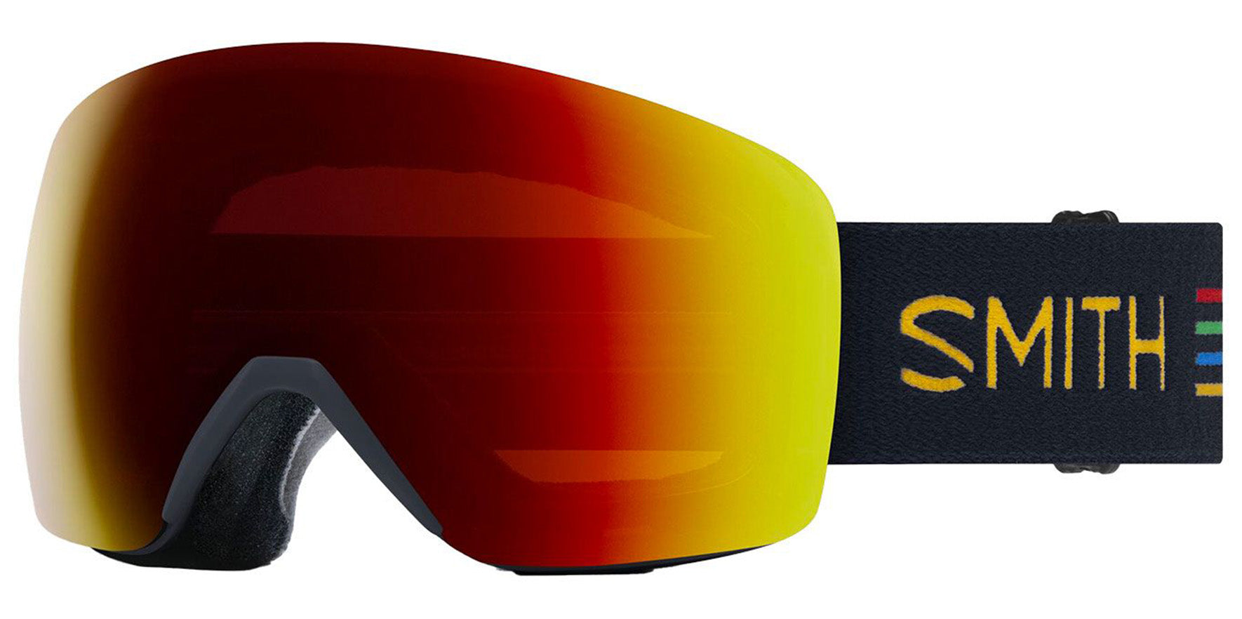 Smith Optics Skyline ChromaPop Midnight Slash Snow Goggles w/ Sun Red Mirror Lens