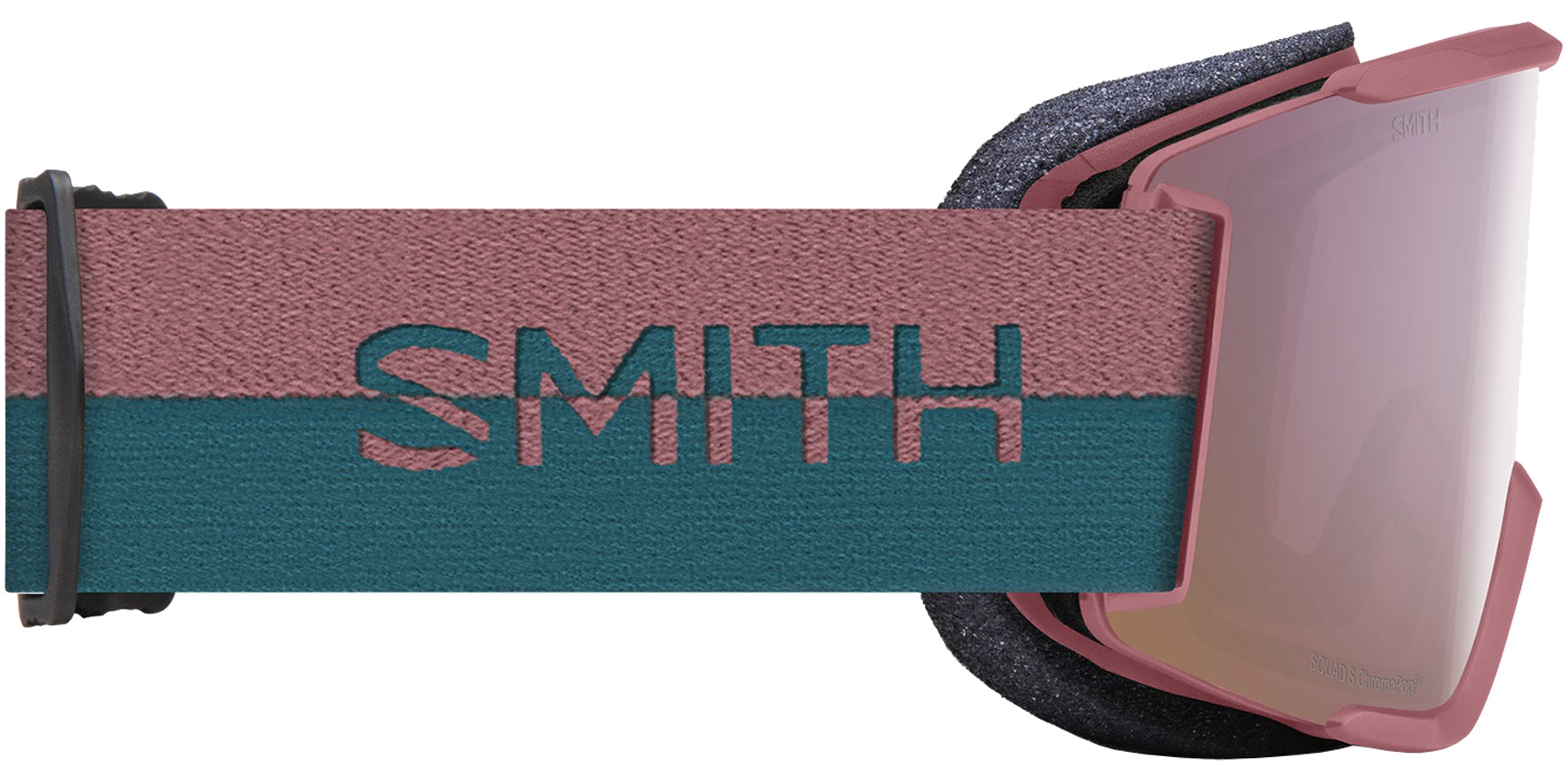 Smith Optics Squad S ChromaPop Chalk Rose Split Shield Goggles