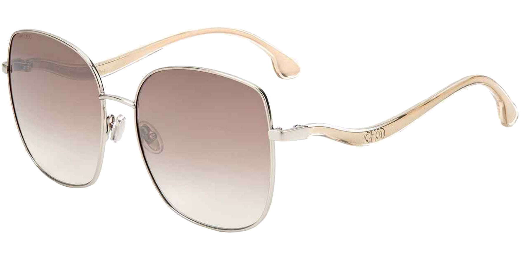 Jimmy Choo Mamie Oversized Square w/ Gradient Lens - Eyedictive