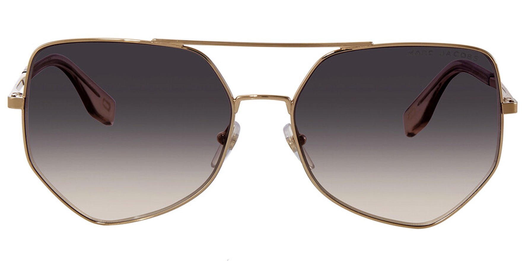 Marc Jacobs Gold-Tone Geometric Aviator - Eyedictive