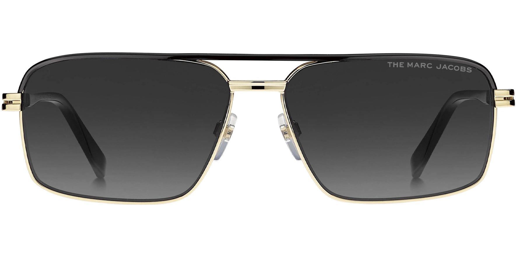 Marc Jacobs Gold-Tone/Black Rectangle w/Gradient Lens - Eyedictive