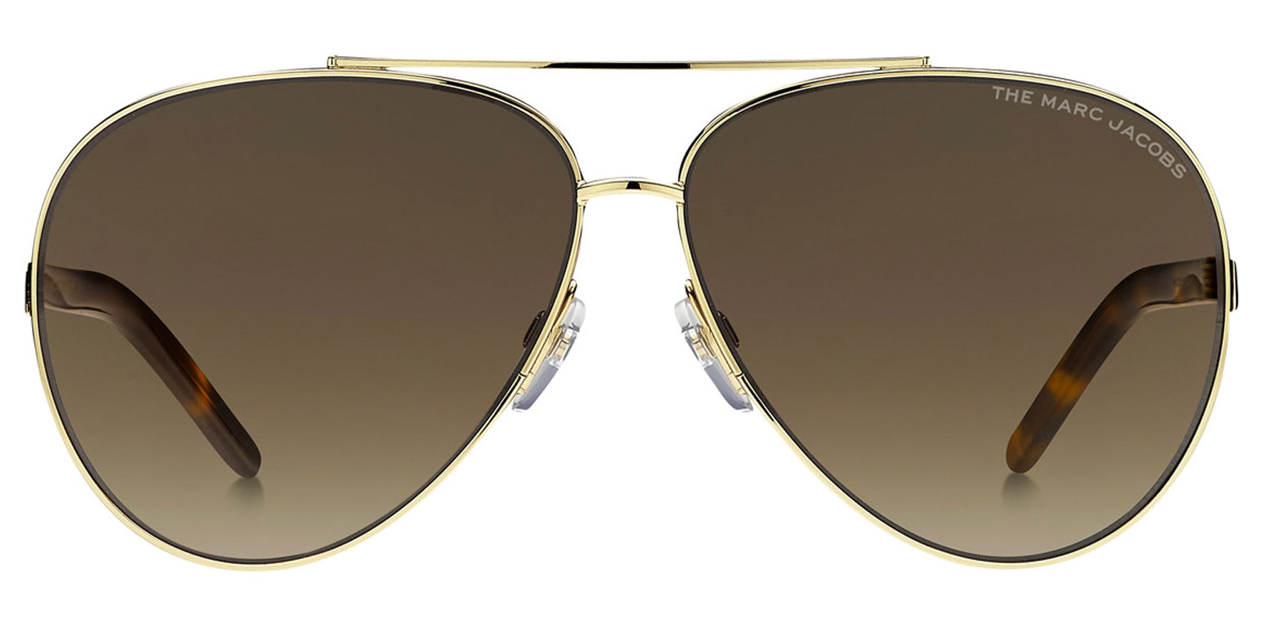 The Marc Jacobs Gold-Tone/Havana Aviator w/ Gradient Lens