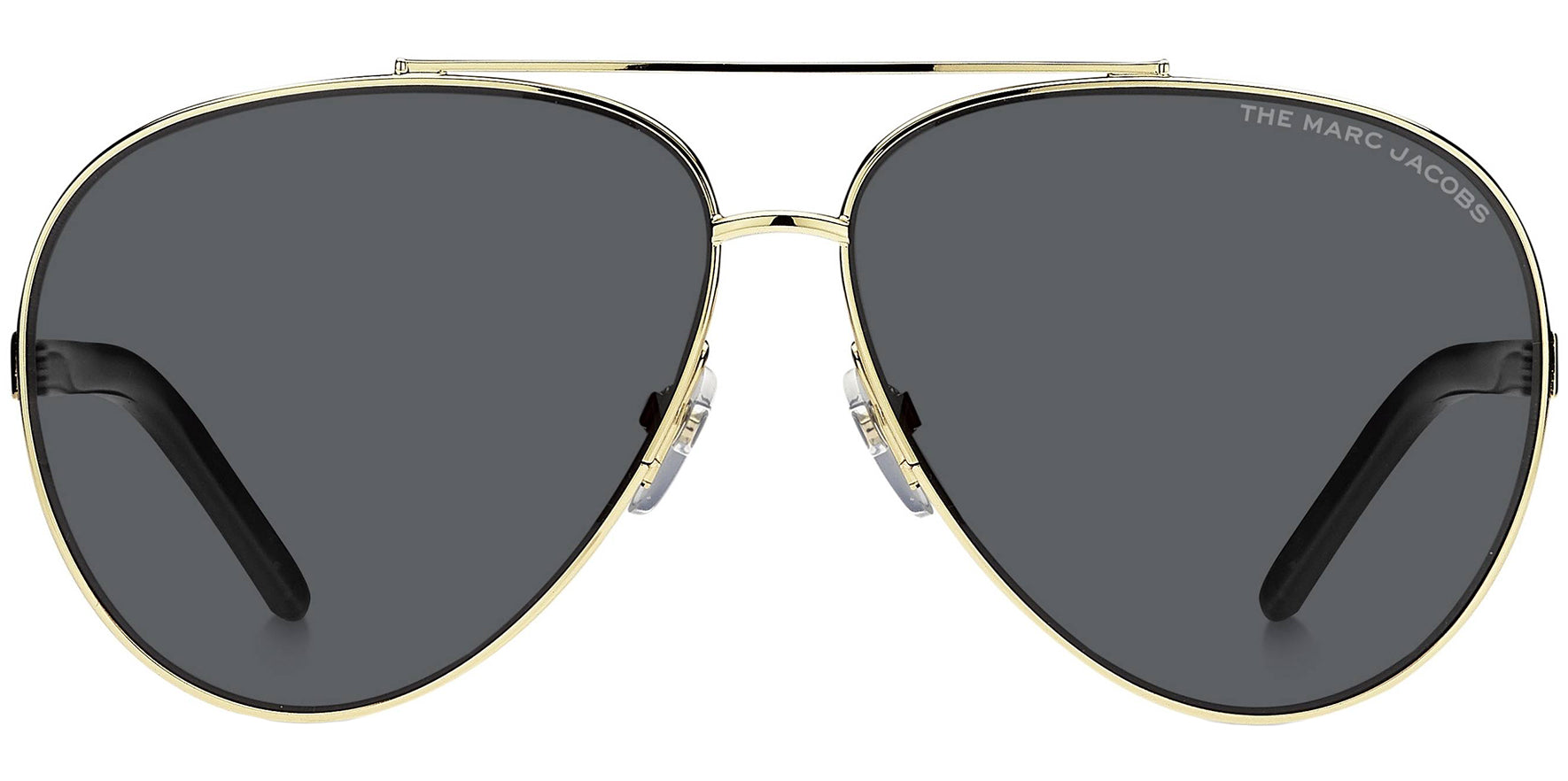 The Marc Jacobs Gold-Tone/Black Aviator - Eyedictive