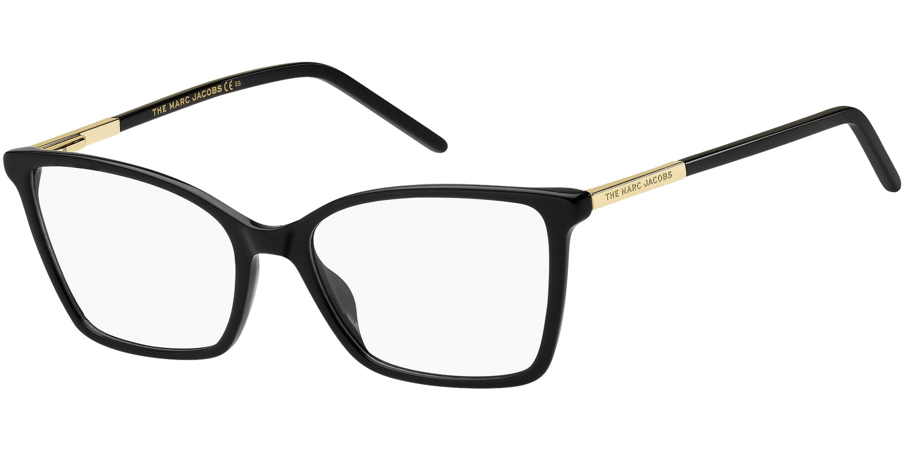 Marc Jacobs Squared Cat-Eye Eyeglasses w/ Spring/Flex hinges
