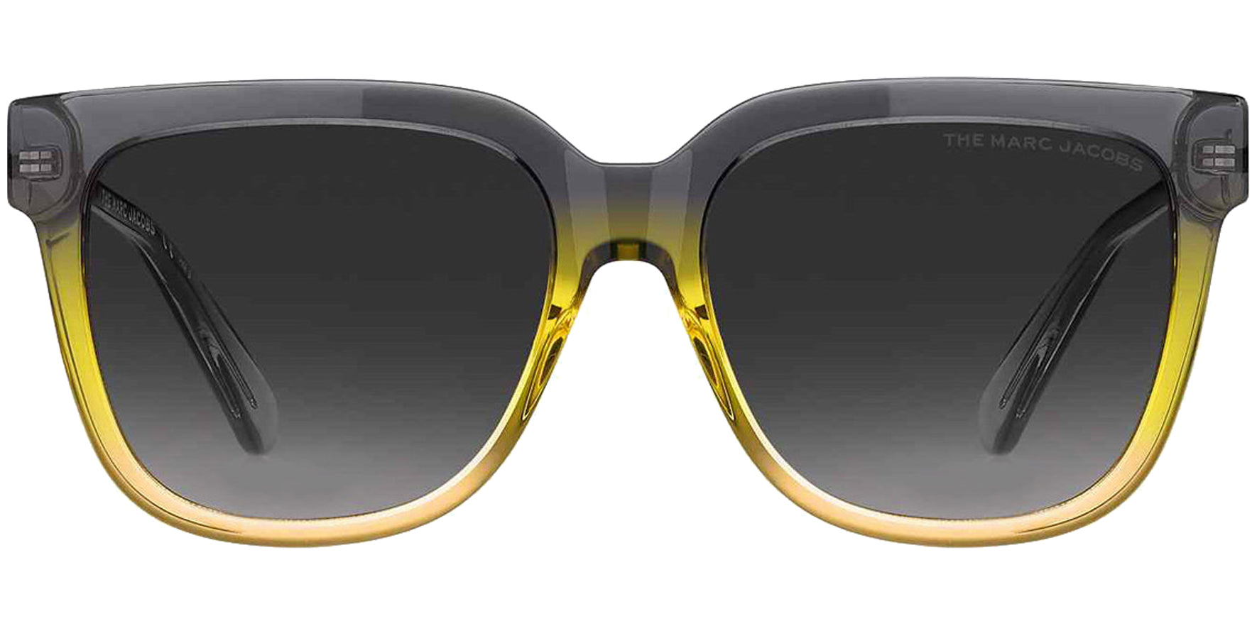 The Marc Jacobs Grey/Yellow Stylized Square - Eyedictive