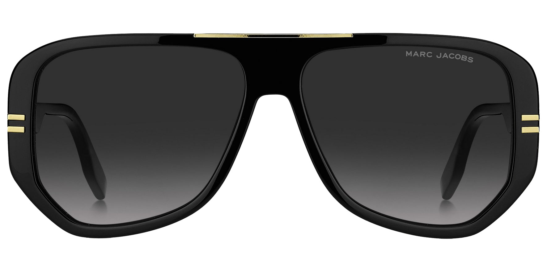 Marc Jacobs Flat Top Geometric Aviator w/ Gradient Lens