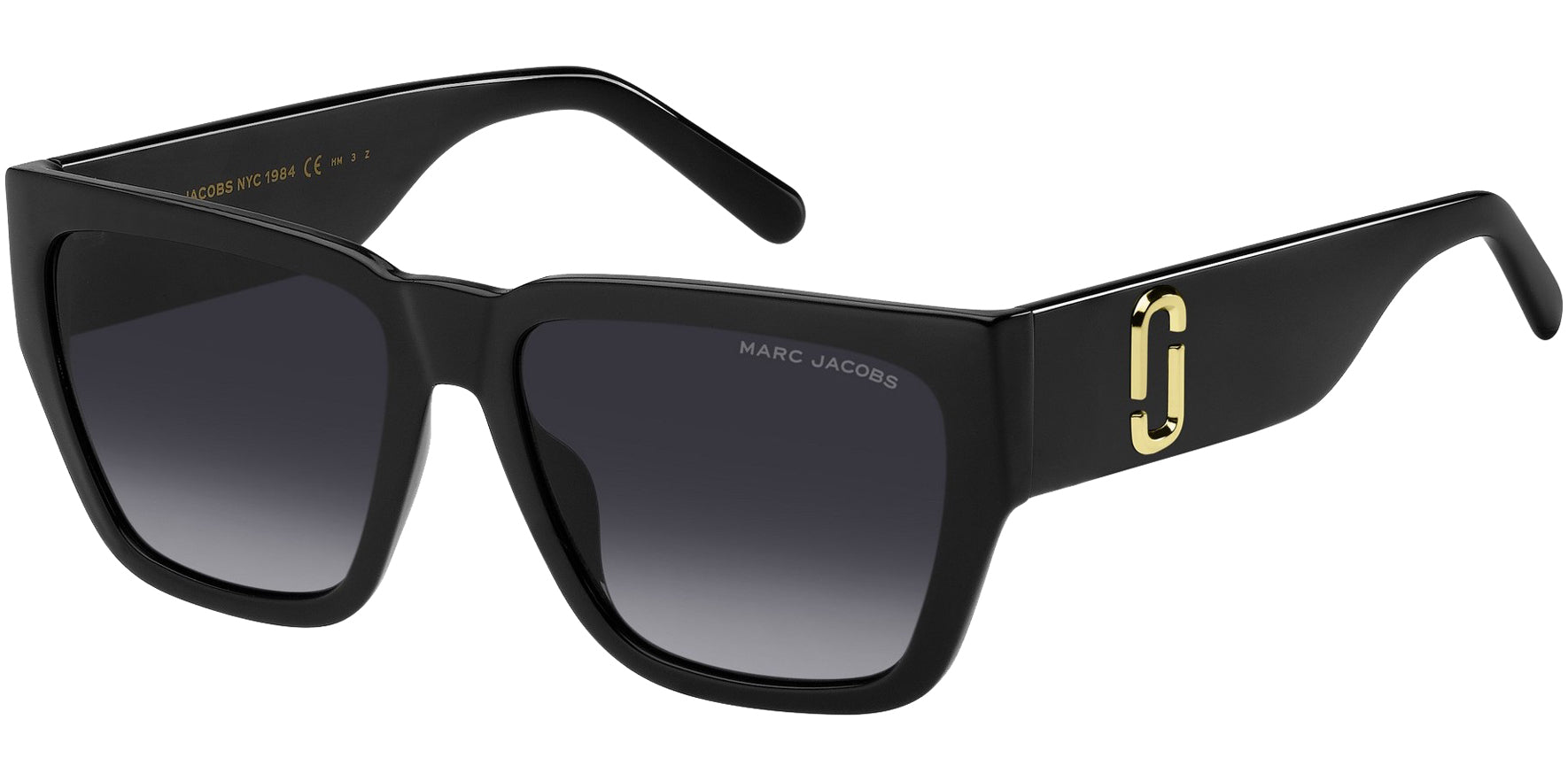 Marc Jacobs Polarized Black Square w/ Gradient Lens