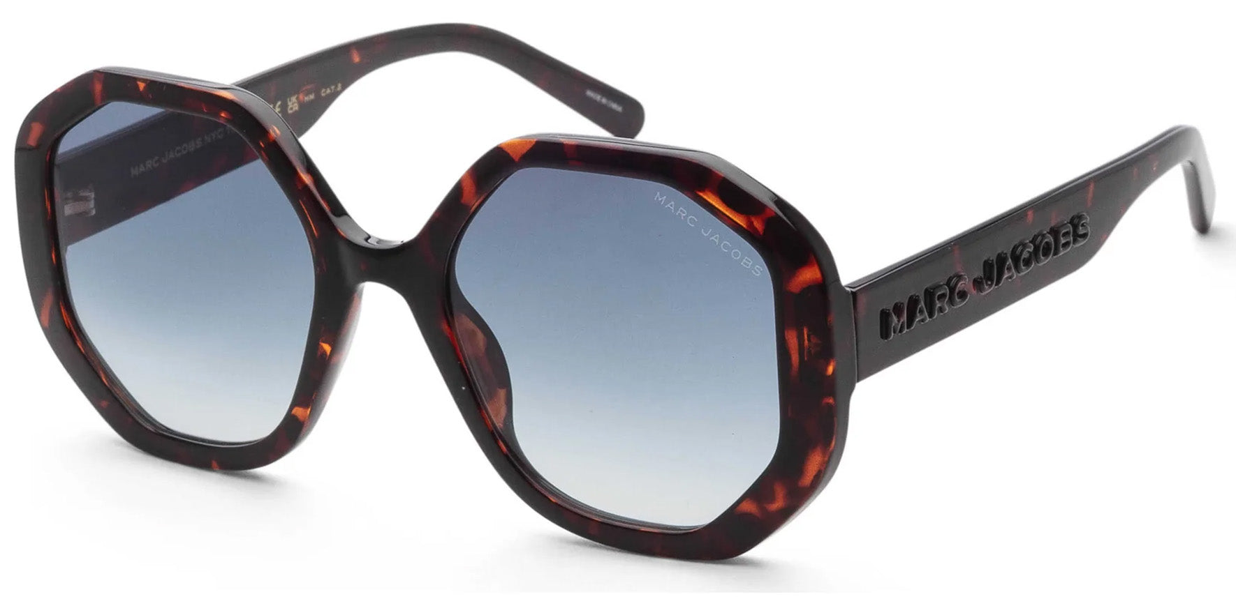 Marc Jacobs Oversized Geometric Round w/ Gradient Lens