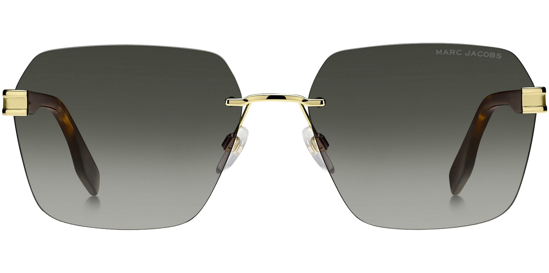 Marc Jacobs Rimless Geometric Square w/ Gradient Lens