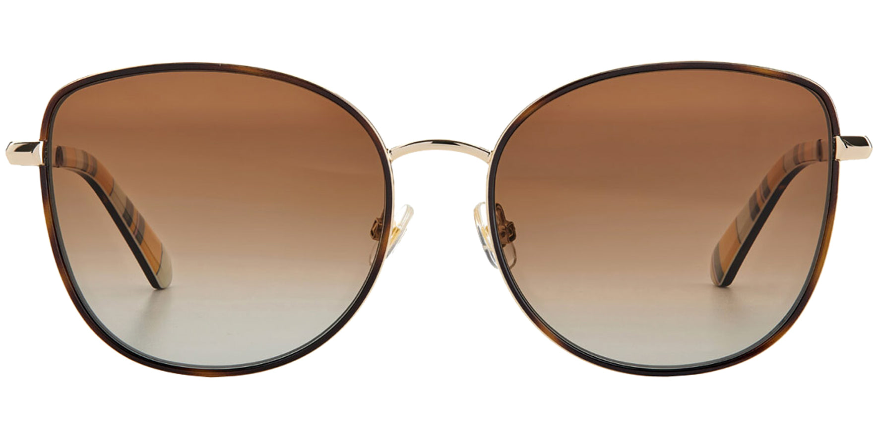 Kate Spade Maryam Polarized Gold-Tone/Havana Metal Butterfly