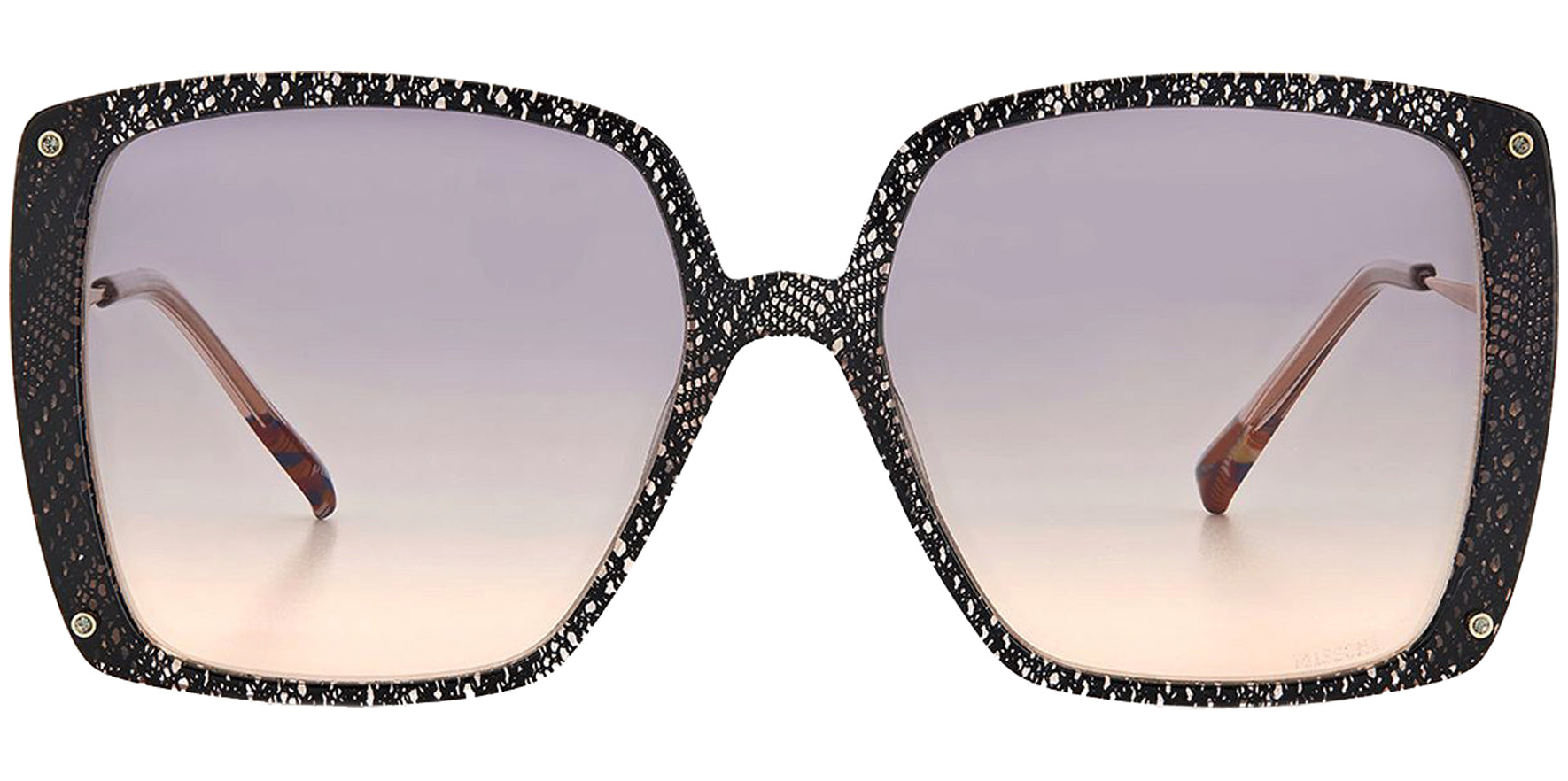 Missoni Oversized Square Butterfly w/ Gradient Lens