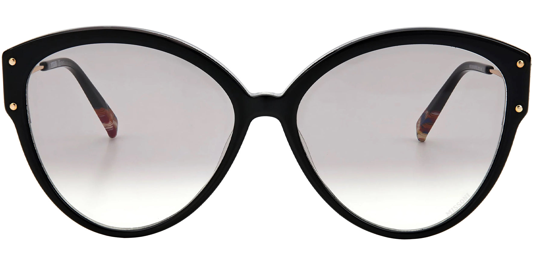 Missoni Women's Round Black Butterfly Sunglasses - Eyedictive