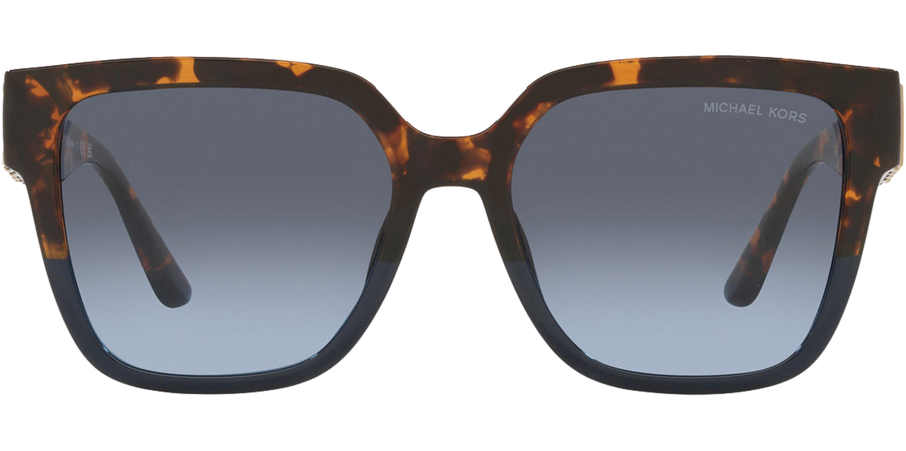 Michael Kors Karlie Dark Tortoise/Navy Oversize Square - Eyedictive