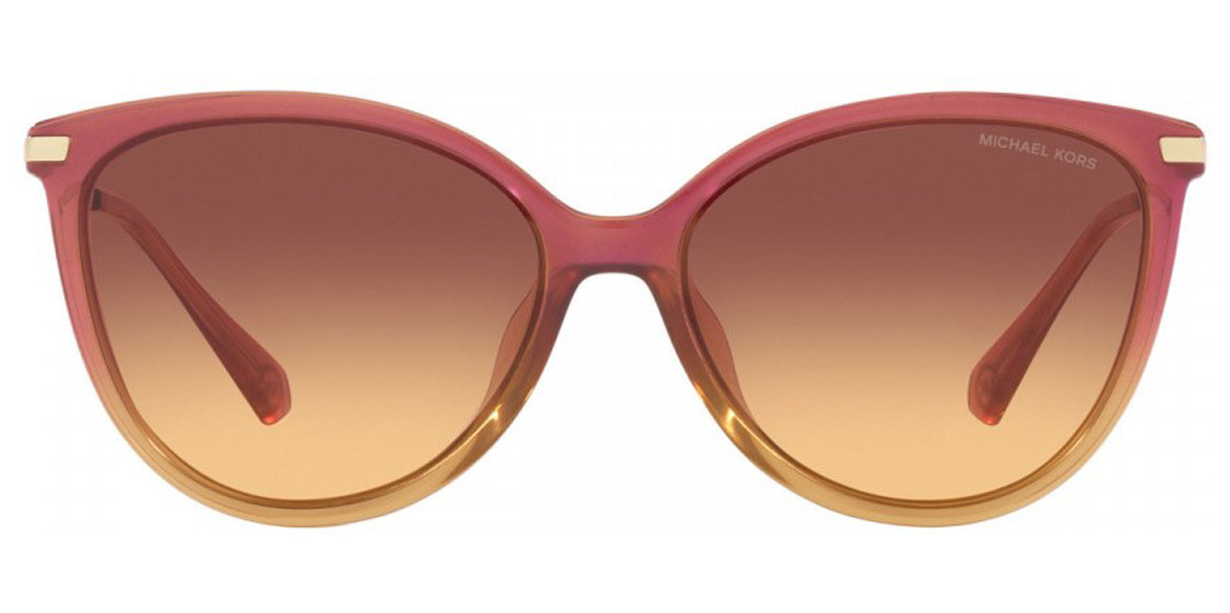 Michael Kors Dupont Dusty Rose Light Brown Cat Eye w/ Gradient Lens