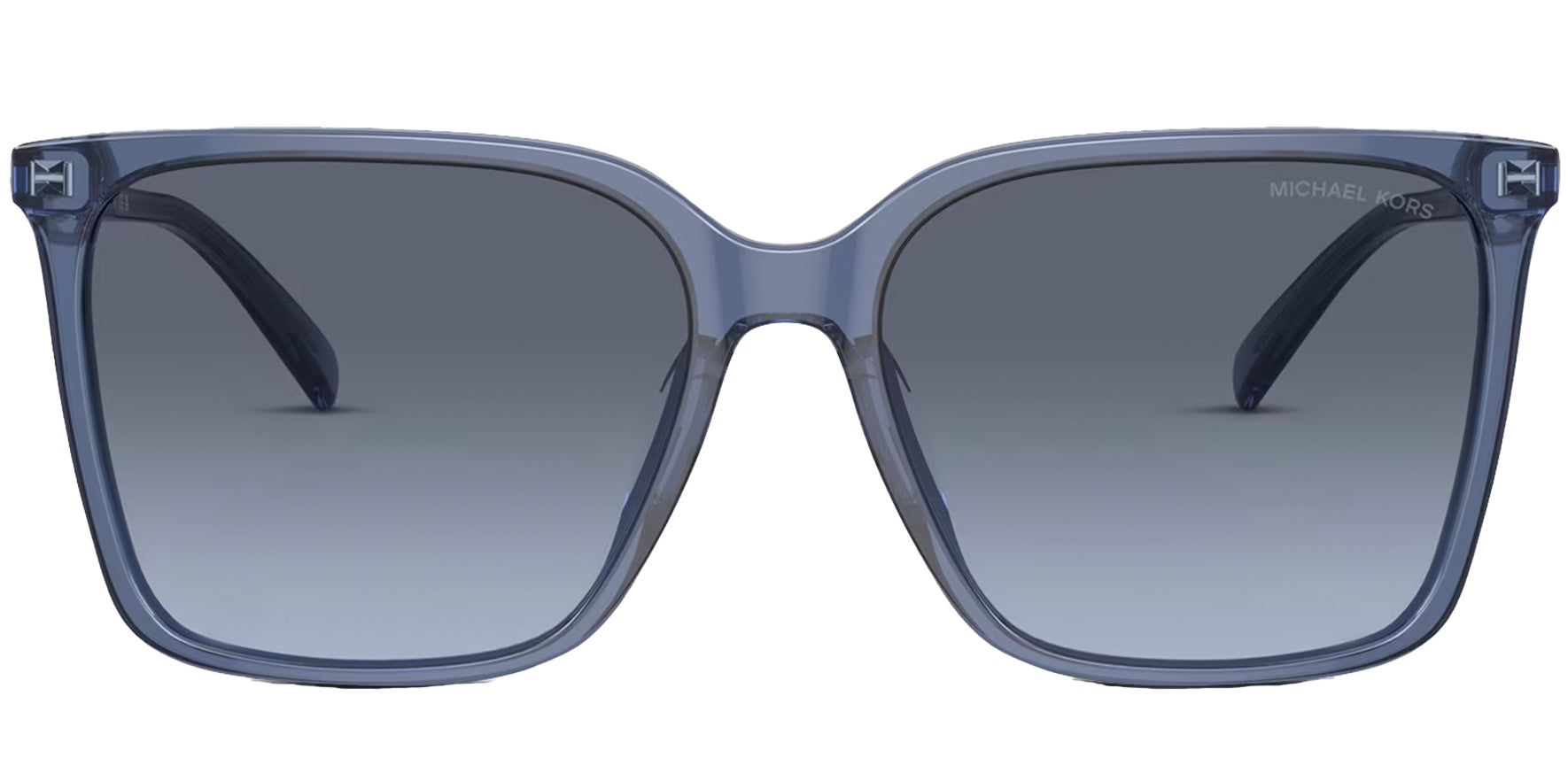 Michael Kors Canberra Blue Transparent Square w/ Gradient Lens - Eyedictive