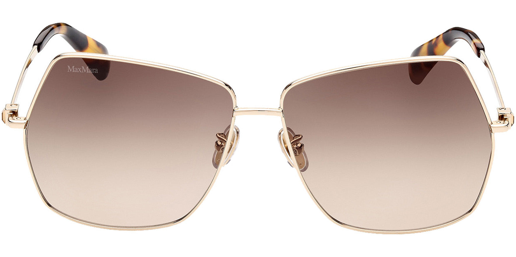 Max Mara Jewel Oversized Geometric Square w/ Gradient Lens